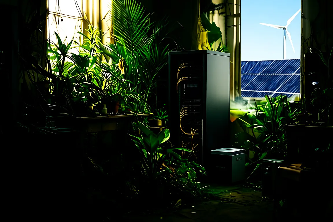 Renewable Energy for Virtual World Servers